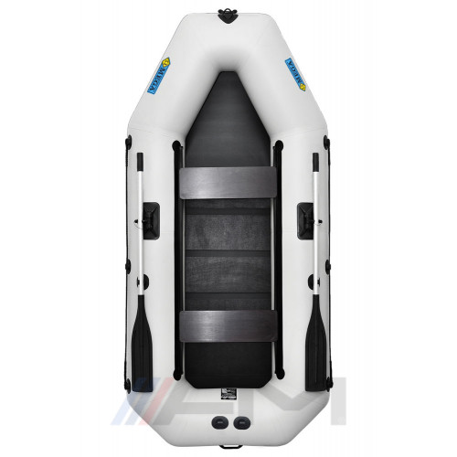 OMEGA - Надуваема гребна лодка с твърдо дъно 280 LSPT PS Active Plus светло сива